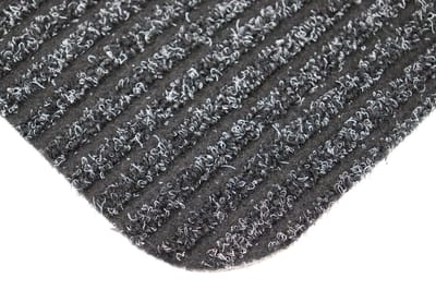 PRIMA - Heavy Duty - Ribbel - Deurmat - Schraapmat - zwart - antraciet - 90x90cm - antislip