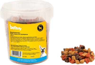 Boomy - Hondensnacks - Zachte hondensnoepjes - Beloningssnoepjes - Beloningshartjes - 2 x 500g