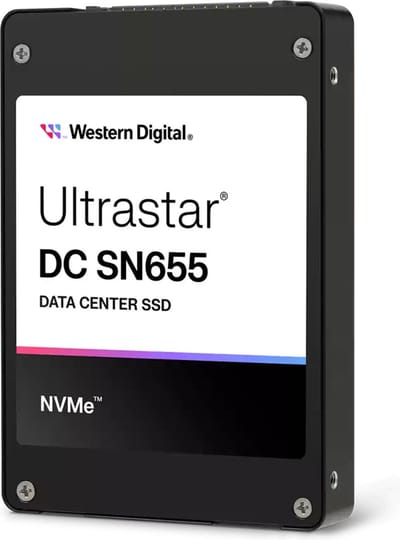 Western Digital Ultrastar DC SN655 3,84 TB U.3 PCI Express 4.0 NVMe 3D TLC NAND