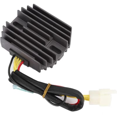 Régulateur Redresseur de Remplacement 3 Fils Jaunes 1 Rouge 1 Noir Convient pour ATV YAMAHA black