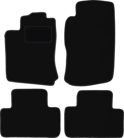 Zwarte veloursmatten voor: Opel Vectra B hatchback, sedan, stationwagen, liftback (1996-2001)