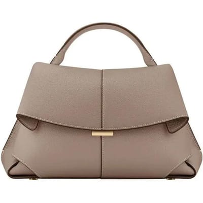 Nieuwe Modieuze En Comfortabele Merkdesign Dames Tas Frans Modeontwerp Nieuwe Hoofdkoeienhuid Mode Geplooide Handtas gray