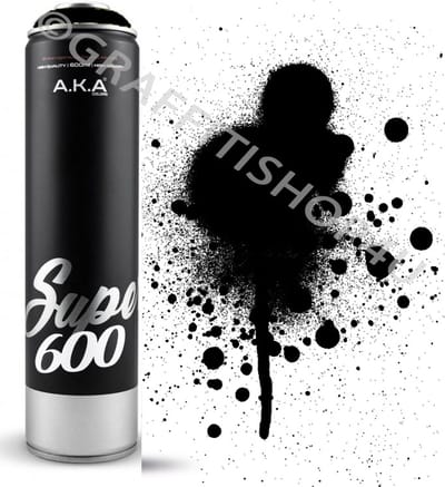 AKA Spuitbus 600ml Hoge Druk Venom Black