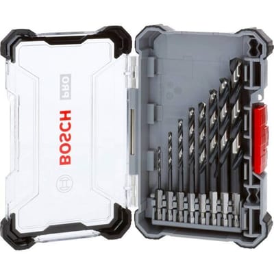 Bosch Accessories 2608577146 Metallbohrersatz PRO Metal HSS-G 8-tlg. Impact 2-3-4-5-6-7-8-10mm 6-kant 1/4 HSS Metaal-spiraalboorset 8-delig 2 mm, 3