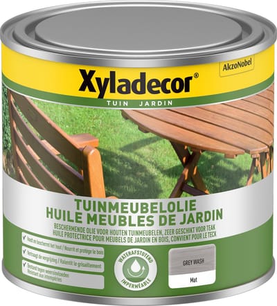 Xyladecor - Tuinmeubelolie - Grey Wash - 0,5 L