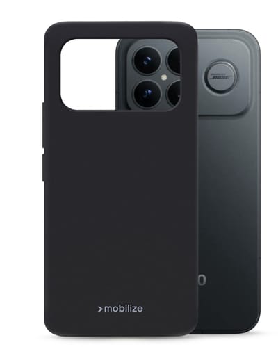 Mobilize Hoesje geschikt voor POCO F8 Ultra Telefoonhoesje Flexibel TPU | Mobilize Rubber Gelly Backcover | F8 Ultra Case | Back Cover - Zwart