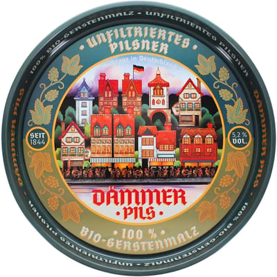 Metalen plateau Rex London Dammer Pils