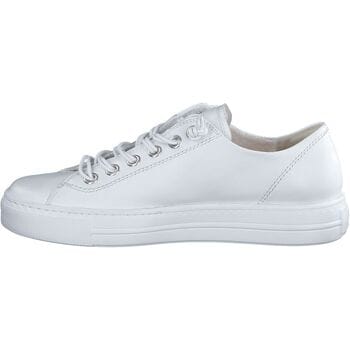 Paul Green 4081 Lage sneakers - Leren Sneaker - Dames - Wit - Maat 36