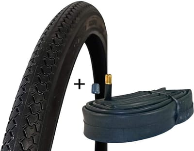 Fietsband 26 inch 26 x 1 3/8 (37-590) Zwart Draadband voor Stadsfiets en Toerfiets