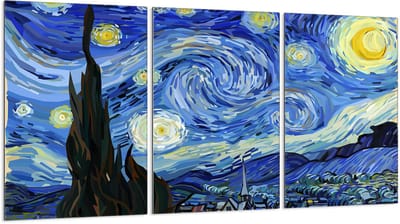 TMK ArtDeko - Beschermplaat Voor Fornuis - Glas - 30x52 cm - Veelkleurig