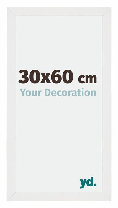 Your Decoration - Fotolijst 30x60 cm - MDF - Wit Hoogglans - Mura