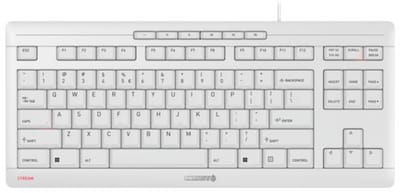 CHERRY STREAM KEYBOARD - Toetsenbord - QWERTY - US - TKL - USB - Wit