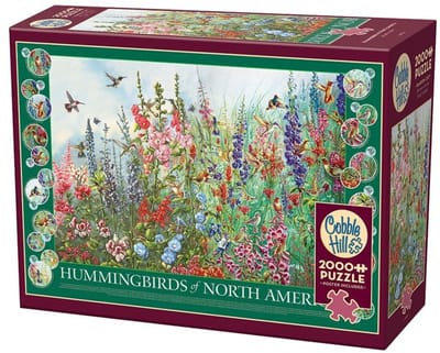 Merkloos Puzzel 2000 Stukjes: Regenboog Patchwork