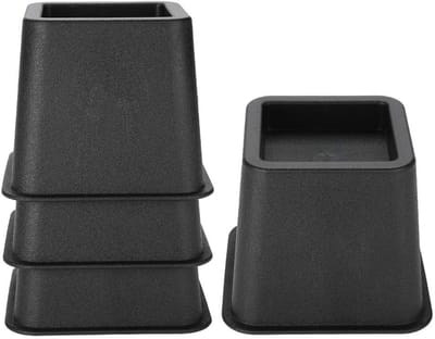 Dailygoods- Bedverhoger 20 cm Hoog - Verstelbaar - 4-delige Set - Duurzaam - Multifunctioneel - Geschikt voor Meubels - Meubelverhoger