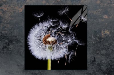 TMK ArtDeko - Snijplank - 50x52 cm - Kleurvolle Bloemen - Glas
