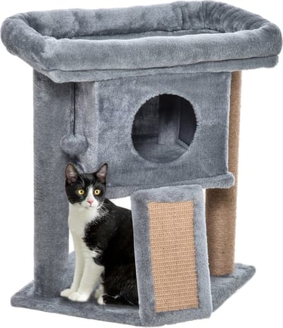 Kattenkrabpaal - Krabpaal - Kattenspeelgoed - Kattenspeeltjes - Kattenhuis - Kat - 40 x 40 x 57 cm