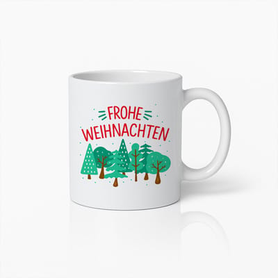Frohe Weihnachten Mok 330ml – Duitse Kerst Koffiebeker | Feestelijk Cadeau voor Familie & Vrienden