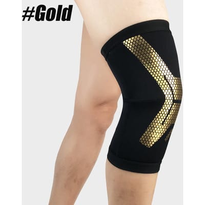 1 Stuk Knie Compressie Sleeve Zwelling Herstel Kniebrace Ondersteuning Pijnverlichting voor Hardlopen Basketbal Voetbal Sportschool Trainen Sport XL beige