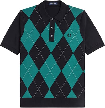 Fred Perry Argyle Knitted Shirt