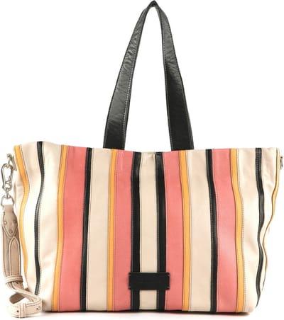 FREDsBRUDER Leren Schoudertas Rios Shopper Big Coral / Mix Veelkleurig