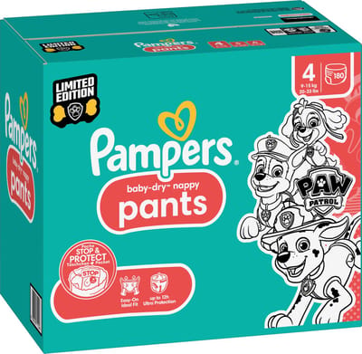 Pampers - Baby Dry Pants - Maat 4 - Maandbox - 180 stuks - 9/15KG