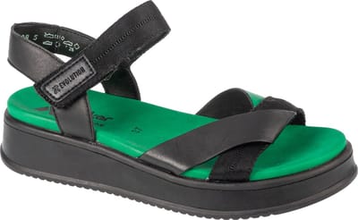 Rieker Sandals W0851, Vrouwen, Zwart, Sandalen, maat: 37