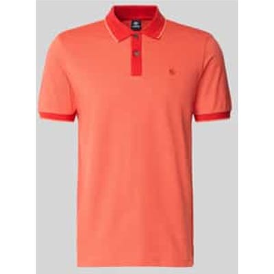 LERROS Poloshirt in two-tone-look , Maat: L , Kleur: VIVID RED , 100% katoen