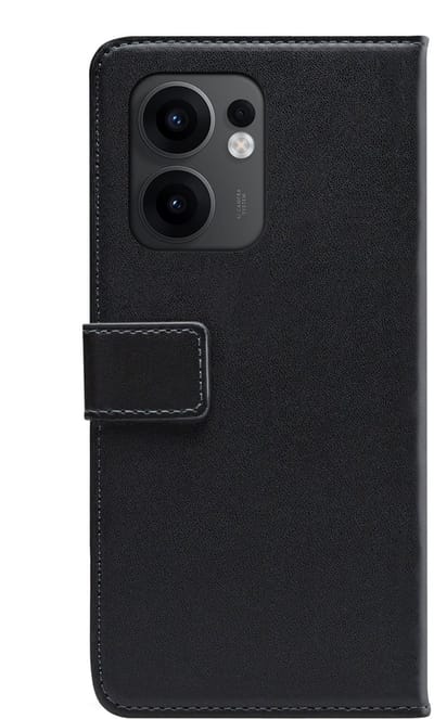 Mobilize Telefoonhoesje geschikt voor OPPO Reno 13F Hoesje | Mobilize Classic Gelly Bookcase Portemonnee | Pasjeshouder voor 2 Pasjes | Telefoonhoesje voor Pinpas / OV Kaart / Rijbewijs - Zwart