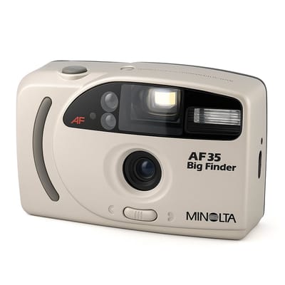 Minolta AF 35 Big Finder 35mm Zoom Point and Shoot Film Camera