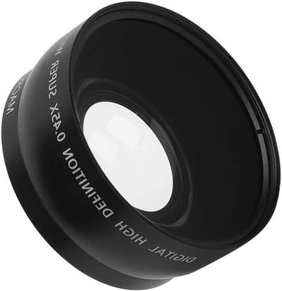 55mm Groothoek Macro Lens met 0.45x Vergroting, Geschikt voor Filters en Korte Brandpuntsafstand