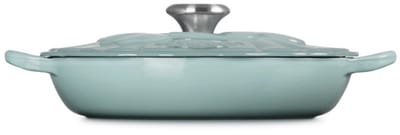 Le Creuset gietijzeren campagnard bloesem 26 cm / 2.2 liter - sea salt
