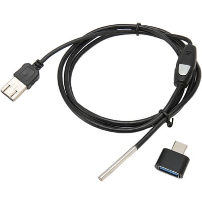 USB-endoscoop 1080P 3,9 mm camera IP67 waterdichte type C industriële borescoop met 6 dimbare led's
