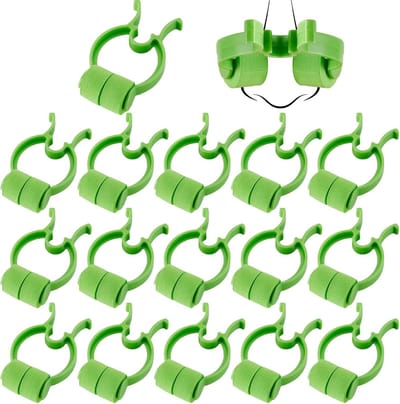 Professionele neusklemmen van plastic en schuim, neusbloedingstopklemmen voor volwassenen, geschikt voor ongevallen, noodgevallen en zwemmen (16 stuks, groen, standaardmaat)
