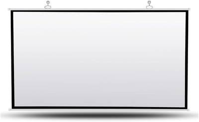 Projectiescherm - Haak Scherm - Films Kijken - Haak Ophangsysteem - 100 Inch - Wit