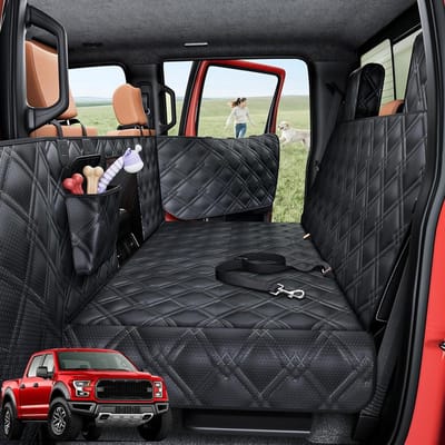 Honden Autostoel - Reisaccessoire - Veilig Vervoer - Waterdicht & Krasbestendig - 58 x 29 Inch - Zwart