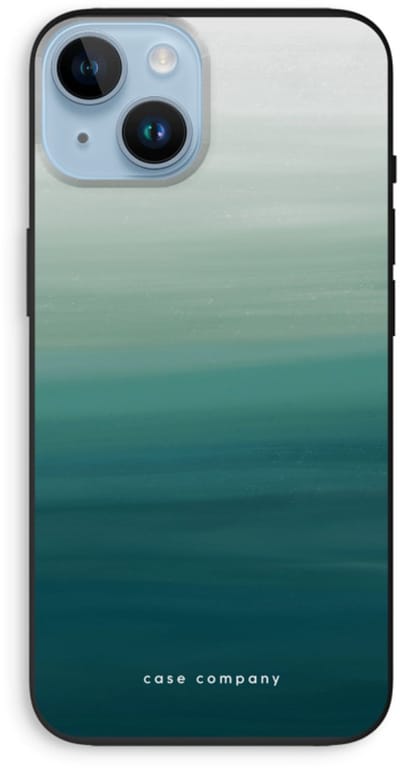 Case Company® - Hoesje geschikt voor iPhone 14 hoesje - Ocean - Biologisch Afbreekbaar Telefoonhoesje - Bescherming alle Kanten en Schermrand