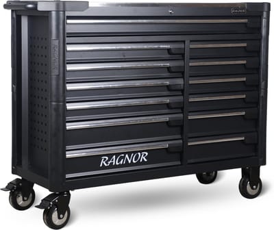 XL Gereedschapswagen Gevuld – 187-Delig – 13 Lades – Incl. Gratis Schroevendraaierset – Afsluitbaar / Met Slot | Ragnor