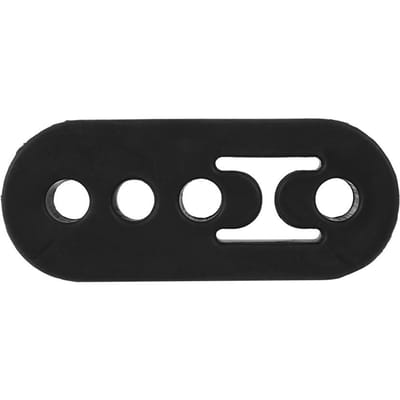 Support Universel de Pot d'Échappement en Caoutchouc pour Voiture, Isolateur de Suspension à 4 Trous black