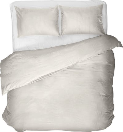 Primaviera Deluxe Egyptisch Katoen Dekbedovertrek - Lits-Jumeaux - 240X200/260 + 2 x kussenslopen 60x70 - Creme