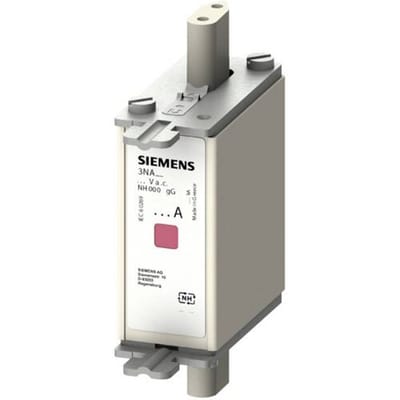 Siemens 3NA7807 Zekeringsinzetstuk Afmeting zekering : 000 20 A 500 V/AC, 250 V/DC 3 stuk(s)