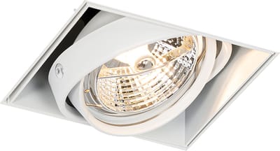 QAZQA oneon trimless 70 - Moderne Inbouwspot - 1 lichts - L 17.5 cm - Wit - Woonkamer | Slaapkamer | Keuken