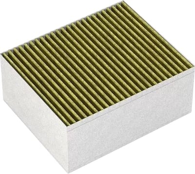 Scanpart CleanAir Plus actief koolstoffilter - Geschikt voor Bosch DZZ1XX1B6 - 11033934 - 17004083 - 230 x 190 x 100 mm - 1 stuk - Alternatief
