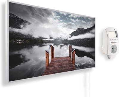 Infrarood Paneel Verwarming 450 Watt met Slimme Thermostaat en App - Energiezuinige Wandverwarming met Fotoprint
