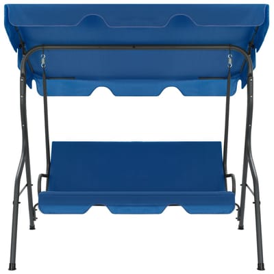 vidaXL - Schommelbank - 170x110x153 - cm - stof - donkerblauw