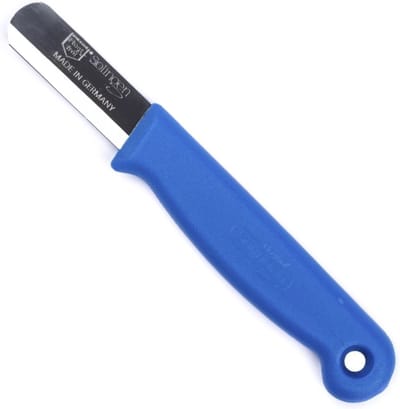 Solingen Bandstaal Mes – HACCP – Blauw – RVS Lemmet 40 mm – Voedselveiligheid voor Oogsten
