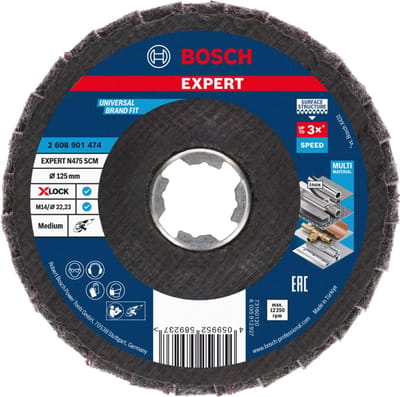 Bosch Accessories 2608901474 Lamellenschijf Boordiameter 125 mm 1 stuk(s)