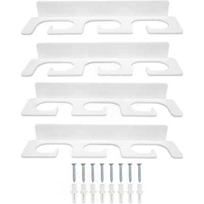 4 Stuks Hengelhouder Robuust Ruimtebesparend Stijlvol Houdt 6 Hengels Wandmontage Hengelrek