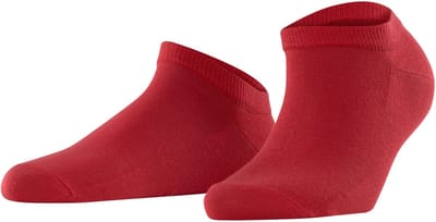 FALKE Active Breeze kort eenkleurig lyocell sneakersokken enkelsokken dames rood - maat 35-38