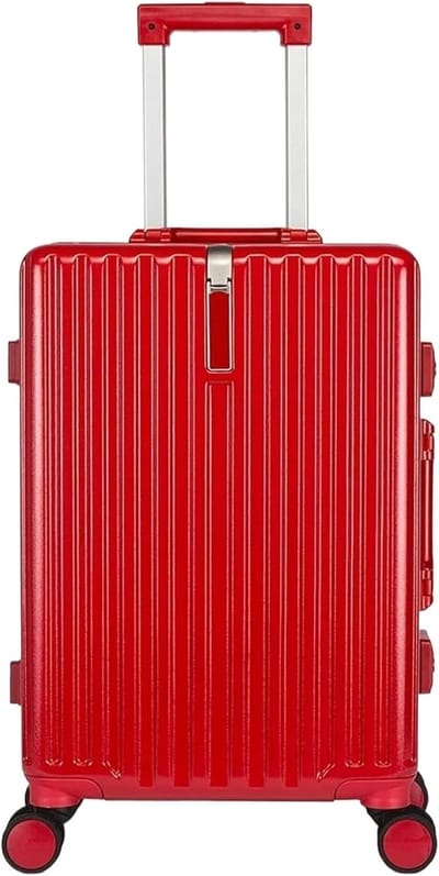 Koffer - Reiskoffer Trolley - Stijlvol Reizen - Lichtgewicht ABS - 26 inch - Rood