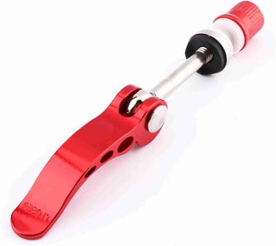 Fietszadelpen Klem - Snelspanner Zadelpen - Hoogte Verstellen - Gereedschapsloos - 25.4-31.8 mm - Zwart